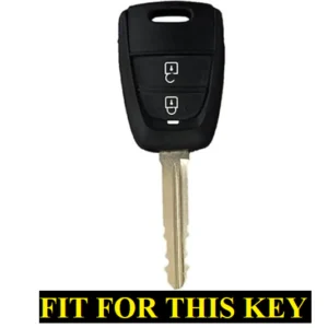 Metal Silicon Keycover for Hyundai Grand i10 | Santro (2 Button Key)