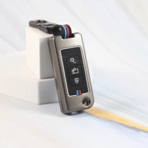 Metal Silicon Key Case for Mahindra XUV 500 Flip Key